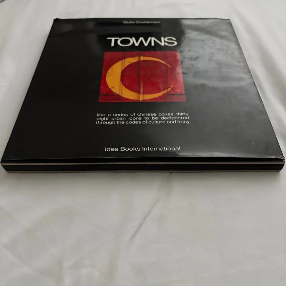 TOWNS by Giulio Confalonieri Idea Books International Hardcover Published 1976